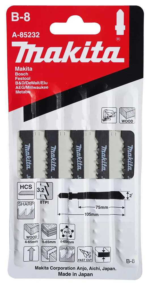 Makita Brzeszczot do drewna 105 x 1,25 mm B-8(5 szt.)