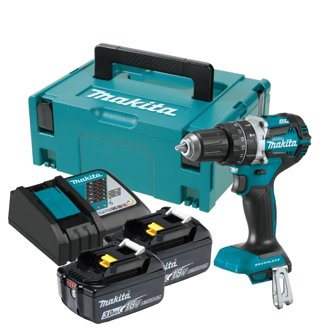 Makita Akum. wiertarko-wkrętarka udarowa LXT ® 65Nm 18V