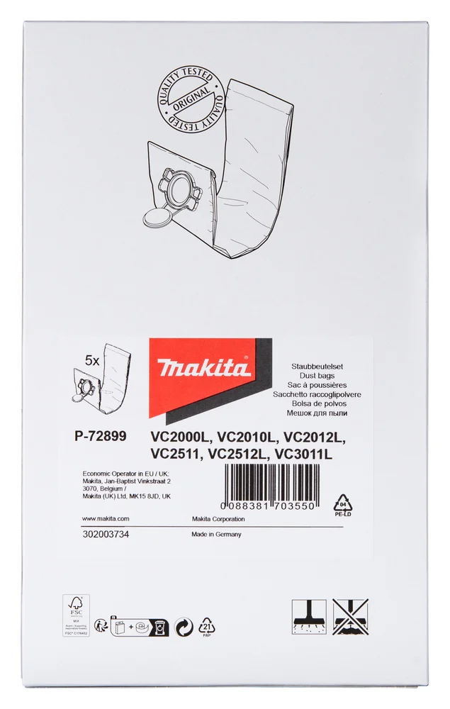 Makita Worek flizelinowy