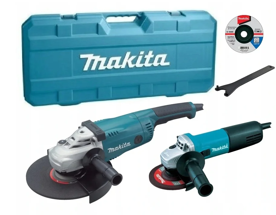Makita DK0053G ZESTAW  GA9020 + 9558HNR W WALIZCE