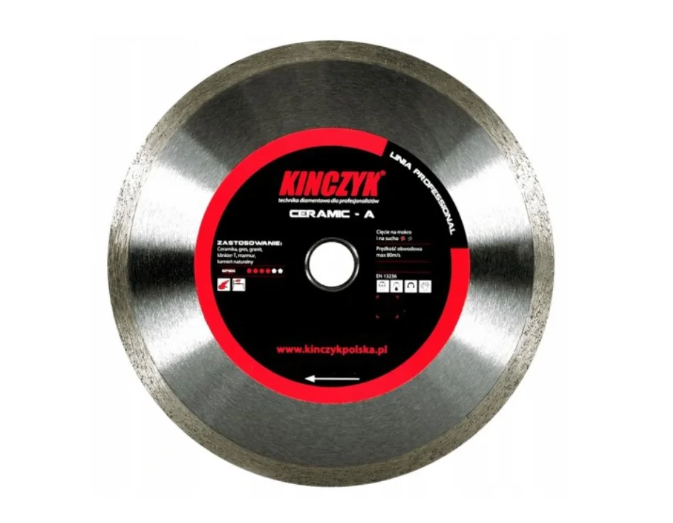 Kinczyk Tarcza tnąca diamentowa CERAMIC A 300x22,2mm do gresu