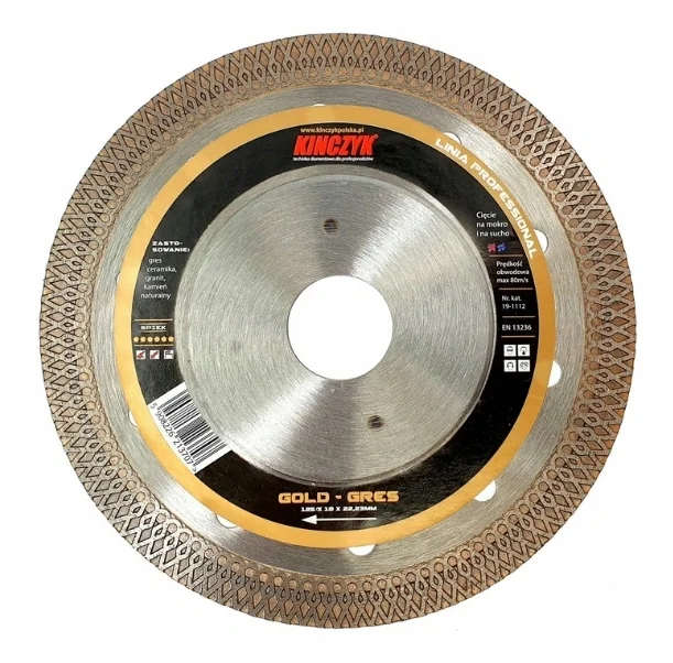 Kinczyk Tarcza diamentowa Gold-Gres 125x1,0/1,4