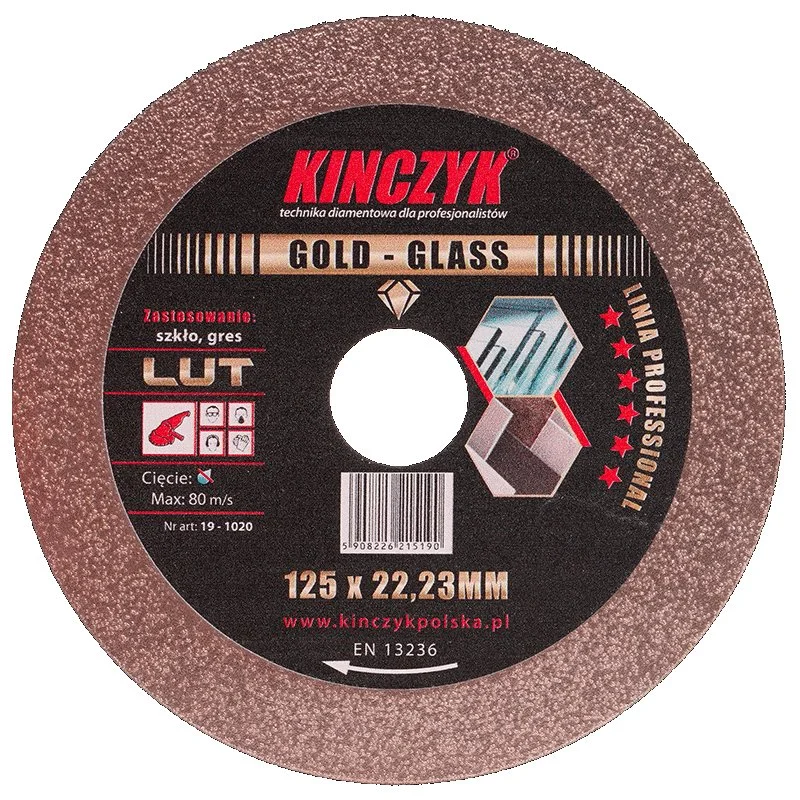 Kinczyk Tarcza Gold-Glass 125x22,23mm