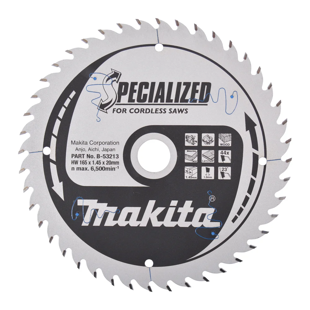 Makita Tarcza tnąca Specialized T.C.T, 165 x 20 mm, 44 Z