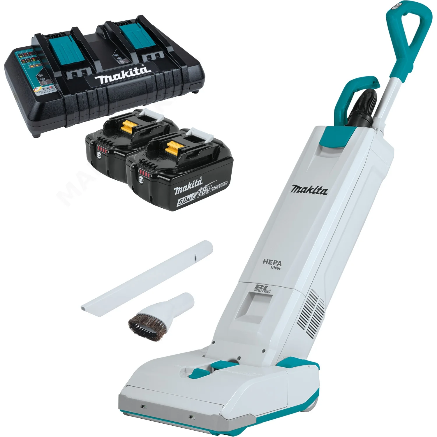 Makita Akum. odkurzacz kolumnowy LXT ® 2x18V 120 mbar 5l