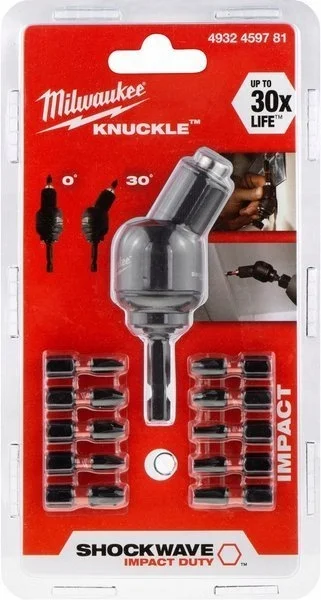 Milwaukee Udarowa nasadka kątowa 11el.