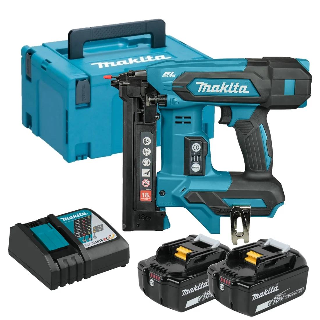 Makita Akum. zszywacz LXT ® 18V 18Ga (1,02 mm) 9,5 – 38 mm