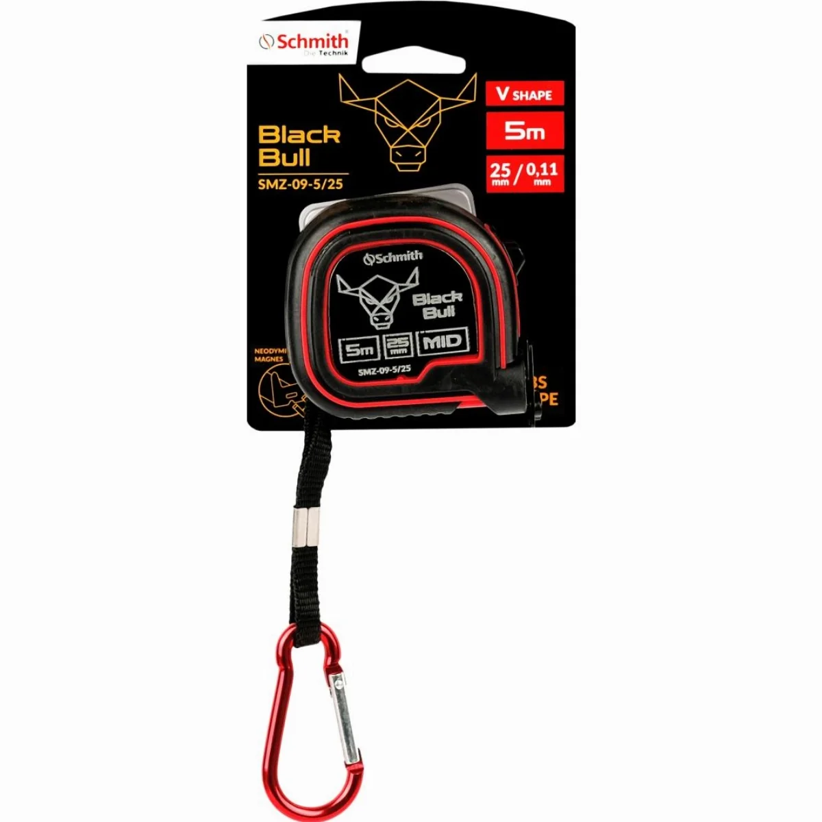 Miara zwijana 5m/25mm Black Bull Schmith