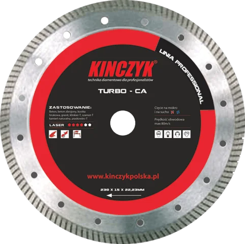 Kinczyk Tarcza Turbo-CB 125x12x22,23